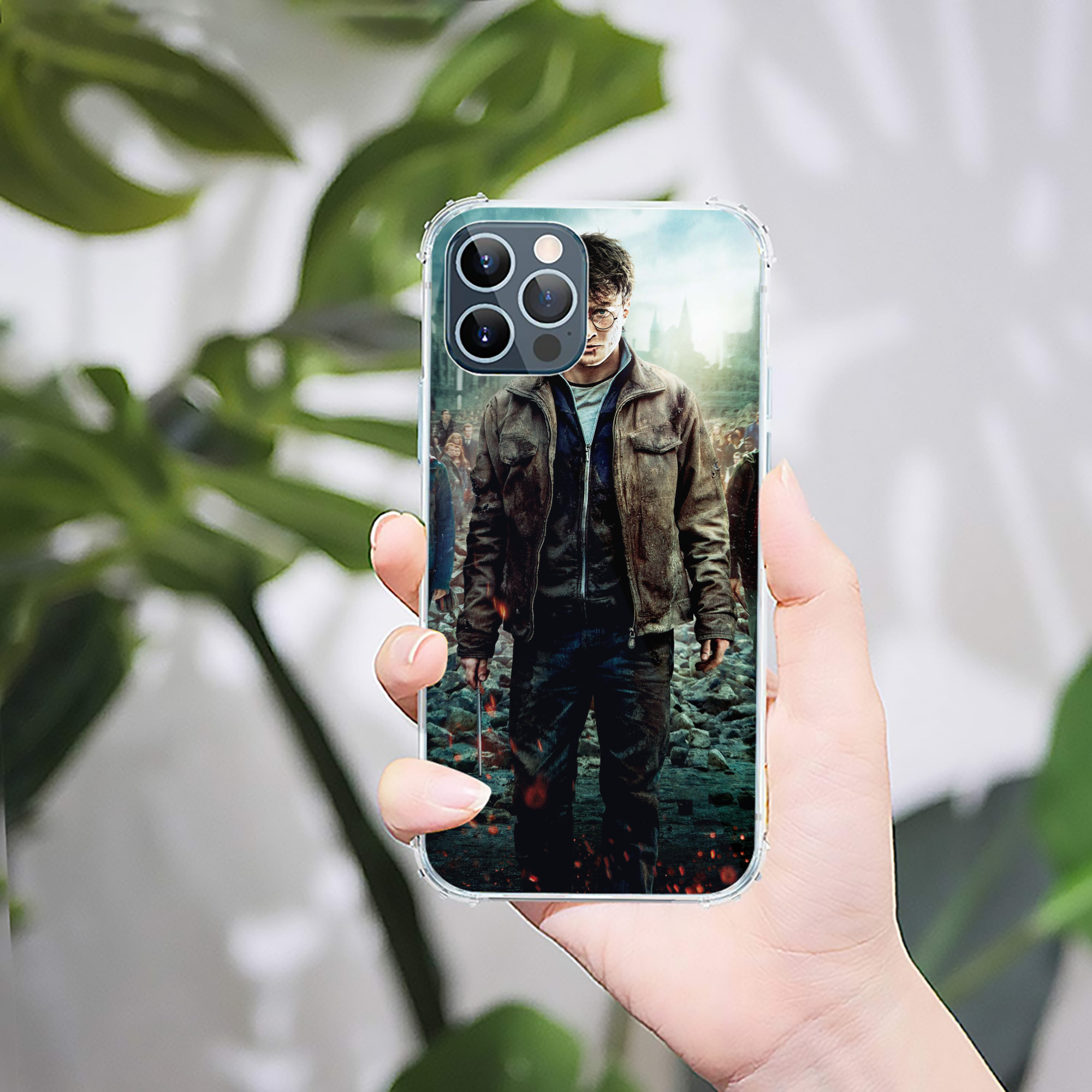 （画像用） Harry Potter ハリー・ポッターシリーズ 【iPhone 12シリーズ対応】透明スマホケース（クリアソフトケース）